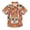Cute Foxes Face, variant on Dailycode Small Short Sleeve Button Down Shirts Happy Cute Frogs Casual Shirt 3-10 Years
