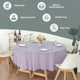 thumbnail image 5 of HeavyDuty Plastic Table Covers TABLECLOTH (Reusable) in 24 colors and 2 Size!!, 5 of 6