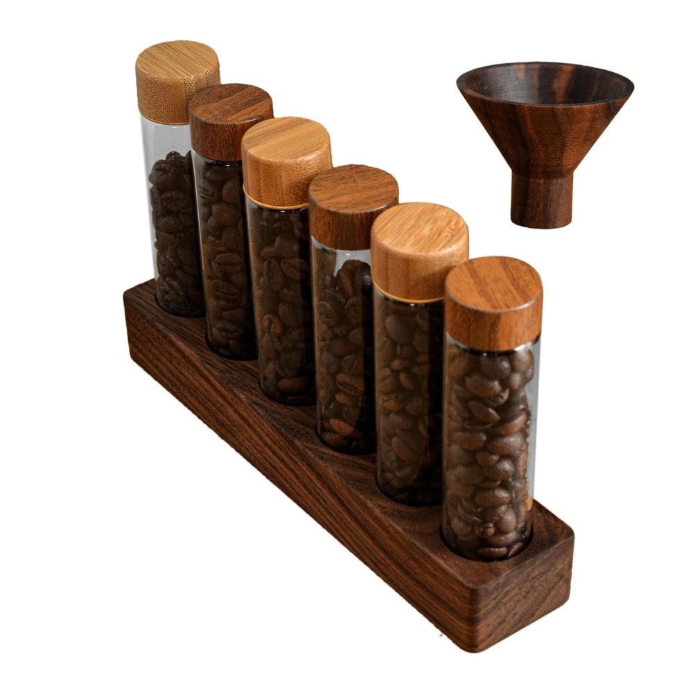Test Tube Tea Rack Test Tube Rack|Wooden Coffee Beans Tea Display Rack|Wooden Rack Glass ...