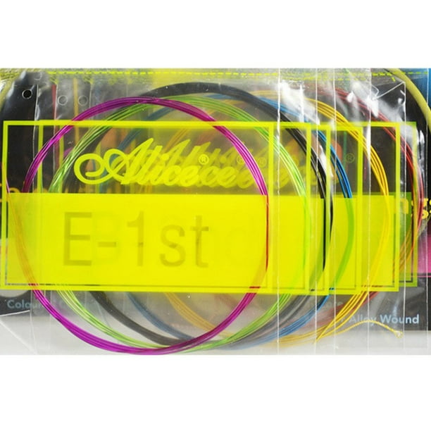 Alice A107C Cuerdas de Guitarra CláSica Cuerdas de Nailon Coloridas para Cuerdas de Guitarra CláSica