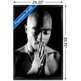 thumbnail image 3 of Tupac - Praying Wall Poster, 22.375" x 34", Framed, 3 of 6