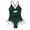 Green, variant on Ticikt Women's Ribbed One Piece Swimsuit Tummy Control High Cut Bathing Suit Elegant V Neck Backless Monikini,Color:Green,Size:XXL