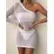 thumbnail image 1 of Vestido playero de encaje para mujer, con abertura frontal, transparente, tipo kimono, cárdigan, blusa de crochet, blusa de playa, blanco, para verano, para mujer, para playa, para playa,, 1 of 5