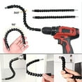 thumbnail image 4 of 21 Pcs Flexible Drill Bit Extension Set Include 1/2 3/8 1/4 inch Universal Socket Adapter&105°, 4 of 8