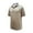 Black/Light Khaki, variant on Monterey Club Men's Ultimate Feeder Stripe Jersey Golf Polo Shirt #1620
