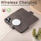thumbnail image 4 of SUTENI J07 For iPhone 16 Pro Max Case Compatible with MagSafe Litchi Texture Leather Wallet Phone Co, 4 of 5