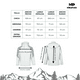 thumbnail image 5 of Chamarra Impermeable HikePath Menta Talla Extra Grande, 5 of 9
