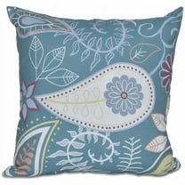 Simply Daisy 16" x 16" Paisley Floral Floral Print Pillow