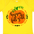 thumbnail image 4 of Inktastic Happy Fall Y'all Pumpkin Boys or Girls Baby Bodysuit, 4 of 5