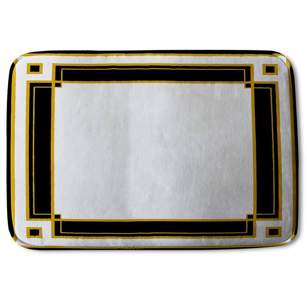 Bathmat Art Deco Black & Gold (Bath Mats)