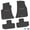 Black w/ Pink Insert, variant on Flextread Floor Mats for 11-24 Dodge Challenger RWD - Mopar Licensed Factory Fit - Black w/ Pink Challenger Script Insert - Custom Vintage - 100% Made in USA