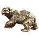 thumbnail image 1 of Estatua de oso retro Simulación antigua Artesanía hecha a mano Adorno de oso creativo Estatua de animal para el escritorio de la oficina en el hogar, 1 of 9