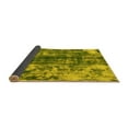 thumbnail image 2 of Ahgly Company Indoor Rectangle Abstract Yellow Modern Area Rugs, 7' x 10', 2 of 4