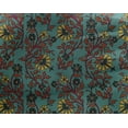 thumbnail image 4 of oneOone Georgette Viscose Fabric Leaves & Floral Block Print Sewing Fabric BTY 42 Inch Wide, 4 of 4