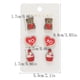 thumbnail image 3 of February 14 Festive Wooden Studs Earrings 6-Piece Set Personalized Heart-Shaped Rose Earring Set Gift Earrings For Women, 3 of 6