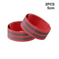 thumbnail image 2 of Wosthever 2 bandas reflectantes, cinturón para el brazo, correa para el brazo, elástica, Reflector de seguridad para caminar de noche, Ropa Deportiva, Zapatos Rojo/5CM, 2 of 6