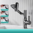 thumbnail image 5 of Ynlkorvg Faucets Rotatable Bathroom Faucet 1080° Rotatable Bathroom Vanity Faucet 1 Hole Height Adjustable Single Handle Faucet Bathroom Faucet With Temperature Display Kitchen Faucet Taps, 5 of 5