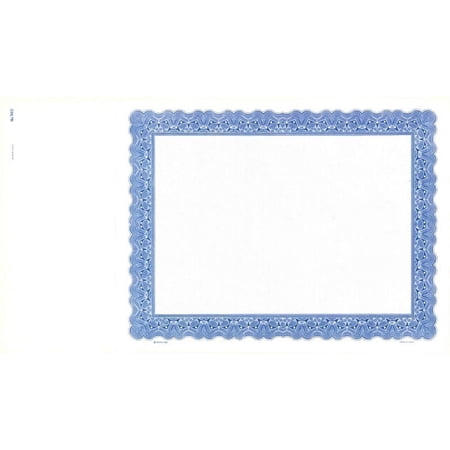 Goes 740 Blank Certificate Size 8-1/2" x 15", Certificate Stock Laser or Ink Jet Compatiable (10 Pack)