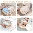 thumbnail image 5 of Livhil 8Pcs Packing Cubes for Luggage, Packing Cubes for Travel Luggage Packing Organizers (Beige Strawberry), 5 of 8