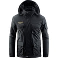 thumbnail image 1 of Men's Waterproof Mountain Ski Snowboarding Jacket Winter Windproof Warm Rain Fleece Coat With Multi-Pockets, 1 of 7