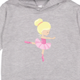 thumbnail image 3 of Inktastic Ballerina, Ballet Girl, Ballet Dance, Blonde Hair Toddler Hoodie, 3 of 4