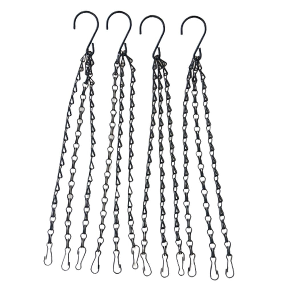 4pcs Metal Ceiling Hook Chain Extension for Hanging Plants