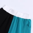 thumbnail image 5 of HAOYUNL 3M-13Y Baby Kids' Summer Cotton Outfit Toddler Youth Solid Color Short Sleeved Set for Children, 5 of 9