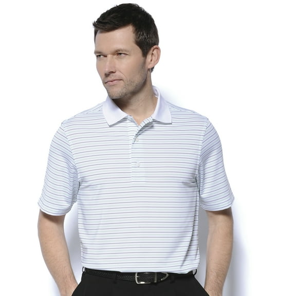 Monterey Club Men's One-up Stripe Texture Golf Polo Shirt #1656