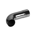 thumbnail image 6 of Exhaust Pipe Stack Replacement UNIVERSAL - 3-1/2" x 12", Curved Chrome, 6 of 7