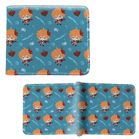 Childe Patterns - Genshin Impact 4x5" Bi-Fold Wallet