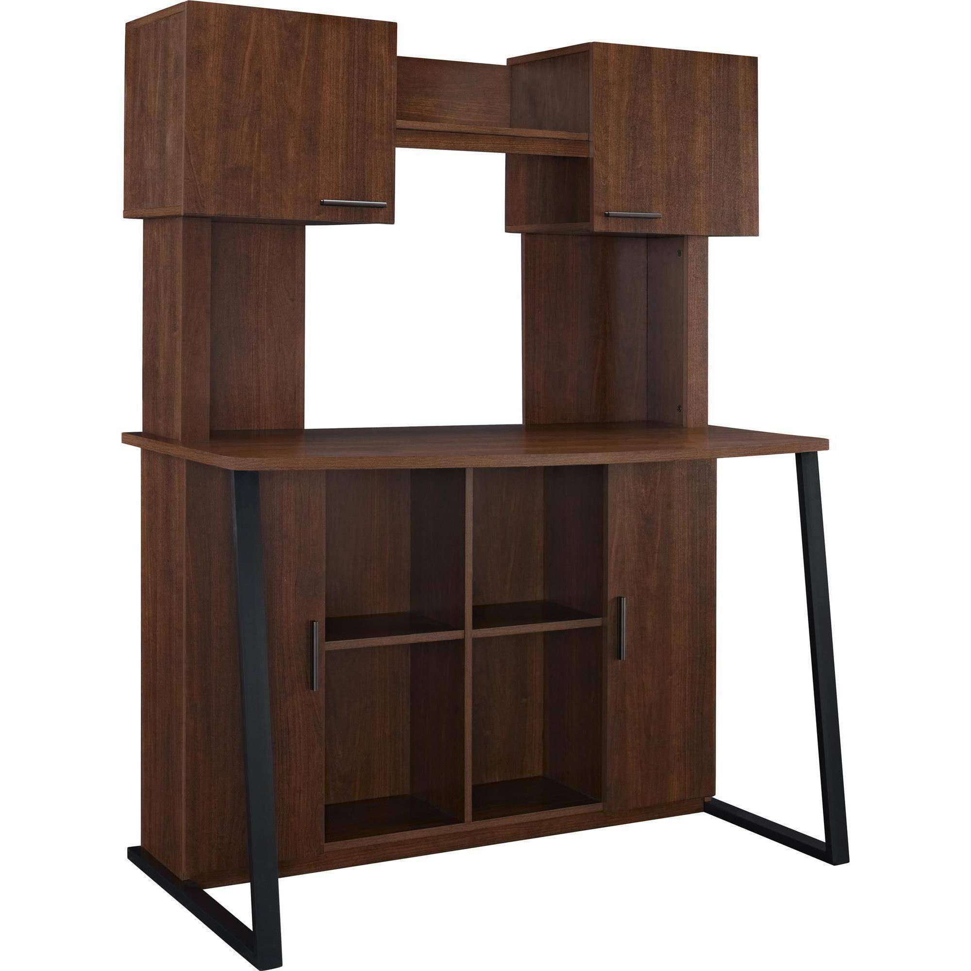 Ameriwood Home Hanson Desk With Hutch Cherry Com
