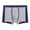 Dark Blue, variant on Besolor Men's Cotton Boxer Briefs Color Block Stretchy Elastic Waistband Comfort Breathable Wicking Underwear