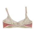 thumbnail image 2 of Tavik Womens Marlowe Textured Crop Bikini Swim Top, rosa, grande, 2 of 2