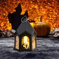 thumbnail image 5 of Floleo Halloween Snow Globe Lantern,Halloween Portable Lanterns Orange Candle LED Halloween Lamp,Halloween Lantern,Candle Lantern For Outdoor Home Room Door Party Decor, 5 of 7