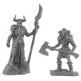 thumbnail image 1 of Reaper Miniatures REM44143 Bones BK Rune Wight Thane & Jarl Miniature Game - Set of 2, 1 of 1