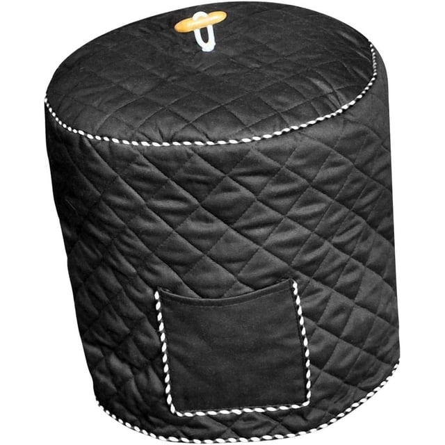 Air Fryer Dust Cover Multifunction Thick Reusable Appliance Cover Dust Cover Storage Cover for Electric cooker Rice Cooker Cooking, 6 quart black