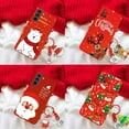 thumbnail image 2 of Christmas Reindeer Santa Claus Key Chain Case For iPhone 15 Pro Max 15 Pro For iPhone 15 Plus Hat Tree Snowman Tpu Cover, 2 of 5
