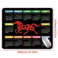 thumbnail image 2 of Coollooc 2026 Calendar Mouse Pad Desk Mat, 10x8 Inch Office Small Mouse Pad, Waterproof Non-Slip Rubber Base for Home Office Gaming Computer Laptop PC Accessories Mousepad(A Style), 2 of 7