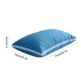 thumbnail image 3 of Kezqiaxn Memory Foam Pillows 29.13*18.89Inches Hotel Pillow Core Adjustables Bed Pillowing for Side Back Stomach Sleepers Comfy Coolings Pillowed for Sleeping with Washable Cover Blue, 3 of 6