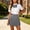 Gray, variant on Ovbmpzd Tennis Summer Dresses for Women A-Line Green Golf Mini Skirts Casual Skirts Womens Skirts,XXL
