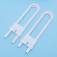 thumbnail image 5 of Frcolor Pack of 4 Child Safety Cabinet Latches For Baby Safe Closet Kitchen Door U-Shaped Lock, 5 of 5