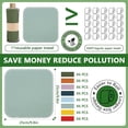 thumbnail image 2 of 50Pcs Reusable Paper Towels, Washable Kitchen Paper Towels Absorbent Kitchen Cleaning Household Cloths Napkins Paperless Towel, 9.8 x 9.8 Inch(Multi Colors), 2 of 7