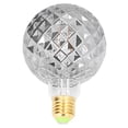 thumbnail image 3 of Bombilla LED vintage de filamento duro, galvanizada, gris, temperatura de color de 2700 K, E27, para lámparas de araña., 3 of 14