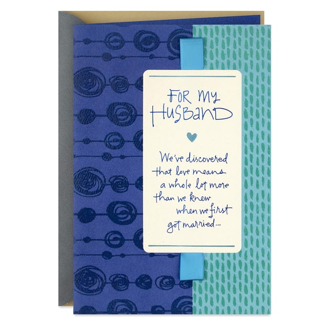 Tarjeta del Día del Padre Hallmark para esposo, hermosos mañanas por venir
