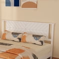 thumbnail image 4 of Ktaxon Queen Wooden Bed Frame, Platform Bed with Headboard & Slats Support, White, 4 of 9