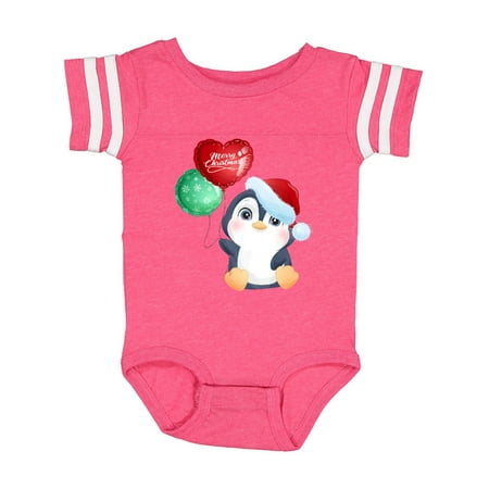 

Inktastic Merry Christmas Penguin Gift Baby Boy or Baby Girl Bodysuit