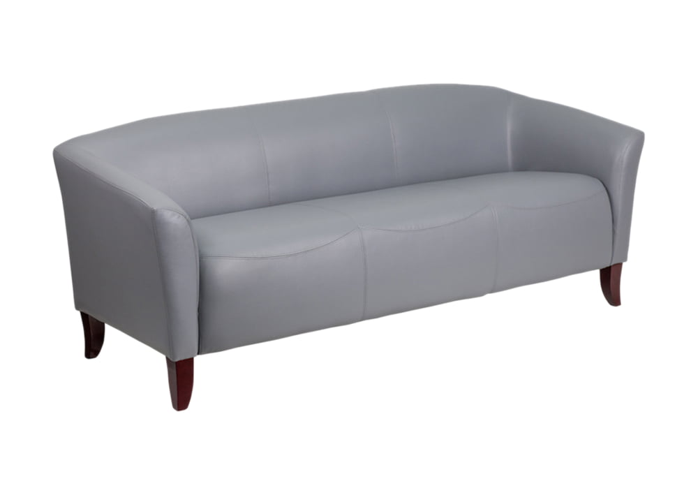 offex hercules diplomat series leather sofa brown