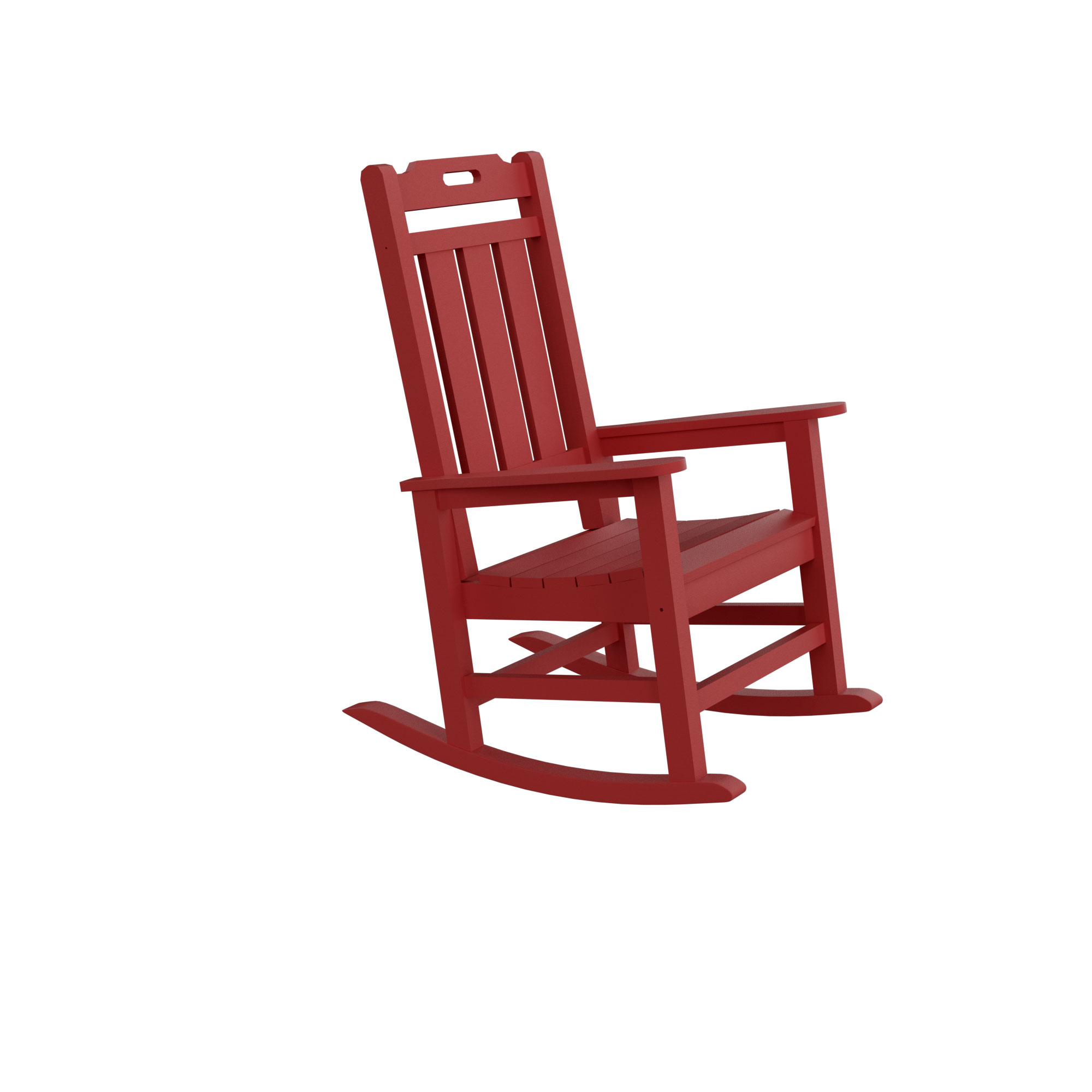 BesBuy 2022 Upgraded Outdoor Modern Rocking Chair, AllWeather HDPE