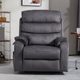 thumbnail image 2 of HSUNNS Power Lift Recliner Chair for Adults, Oversized Recliner with Massage and Heat, Electric Single Reclining Chair with Wireless Charging and Expandable Tabletop for Living Room, Gray, 2 of 11