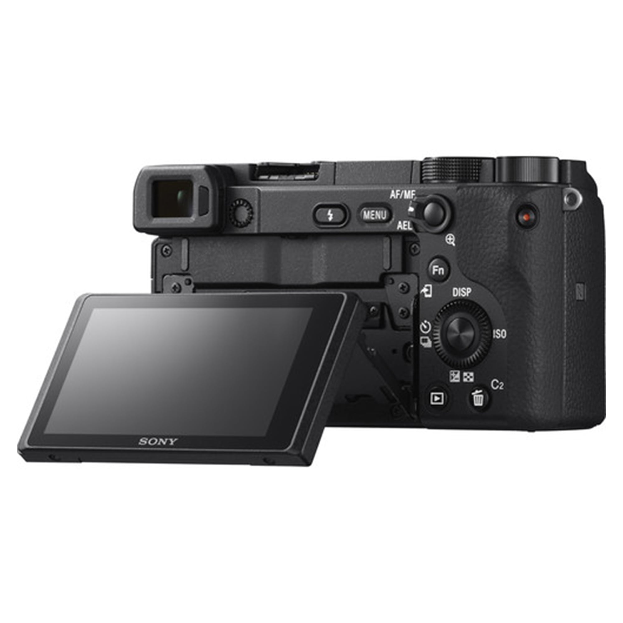 Sony Alpha a6400 Mirrorless Digital Camera with 16-50mm Lens + 128GB Card + Tripod + ZeeTech Accessory Bundle (International Version)